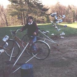 It's 'really' a railbike Christmas tree.